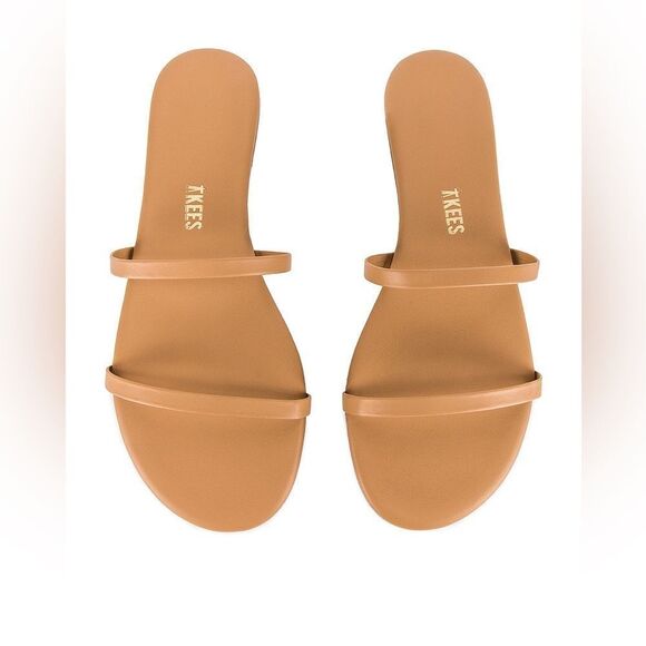 Tkees Gemma Sandal in Coco Butter Size 10 EUC - Picture 1 of 6